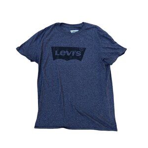 LEVI'S STRAUSS Logo T Shirt Men's MEDIUM Grey Short Sleeve Top​​​​​​​